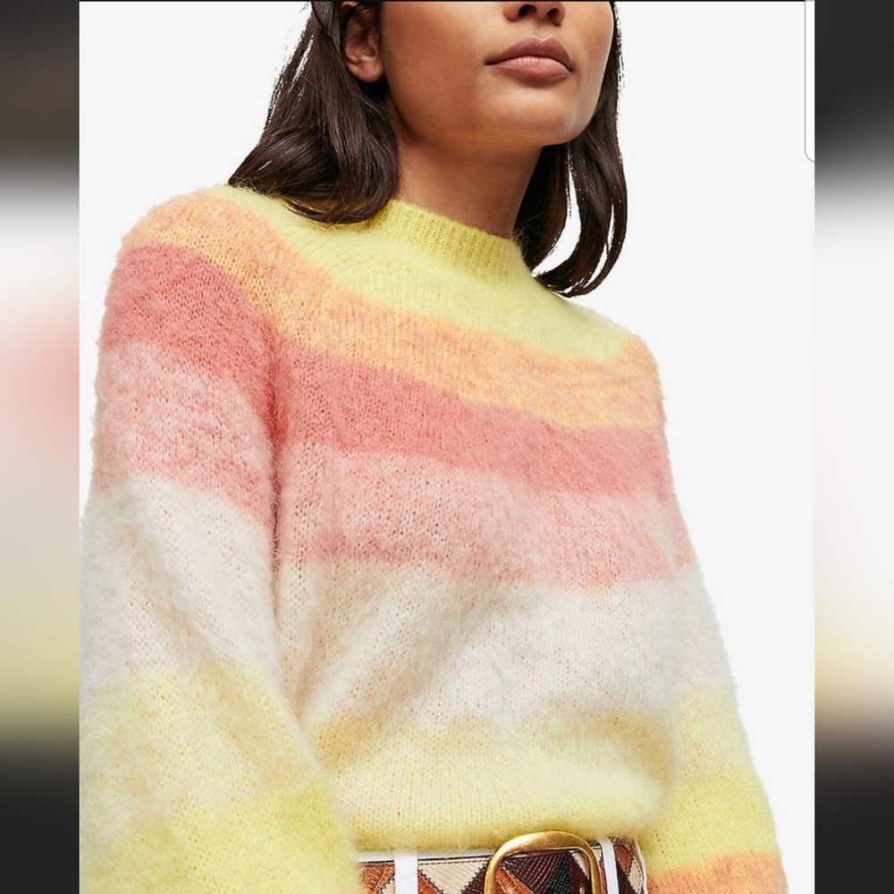Maje Millao ombre striped sweater